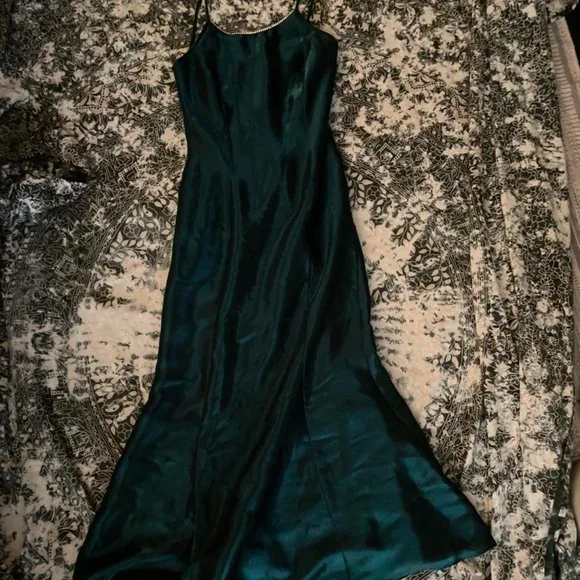 sachin and babi light blue dress Dresses | Emerald Green Silk Dress